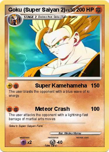 Pokemon Goku (Super Saiyan 2)
