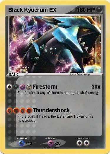 Pokemon Black Kyuerum EX