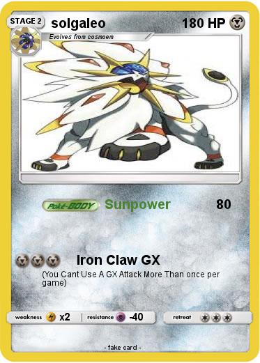 Pokemon solgaleo