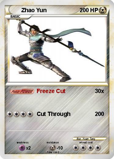 Pokemon Zhao Yun