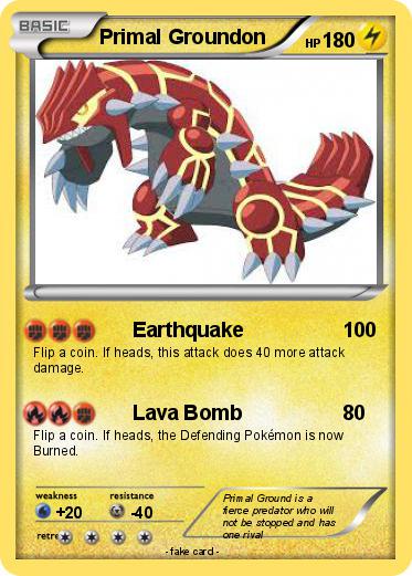 Pokemon Primal Groundon