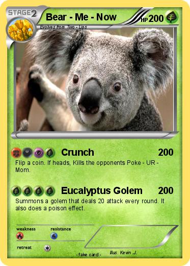 Pokemon Bear - Me - Now