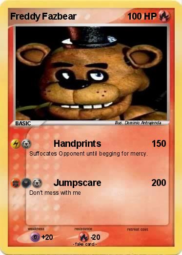 Pokemon Freddy Fazbear