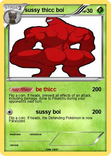 Pokemon sussy thicc boi