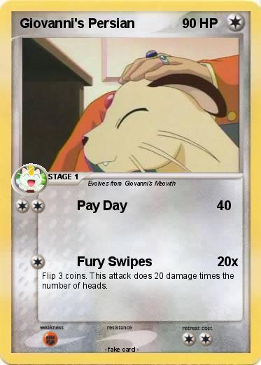 Pokemon Giovanni's Persian