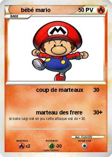Pokemon bébé mario