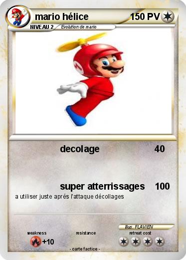 Pokemon mario hélice