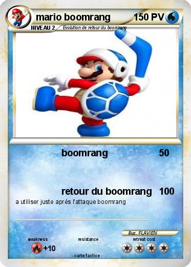 Pokemon mario boomrang