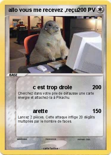 Pokemon allo vous me recevez ,reçu