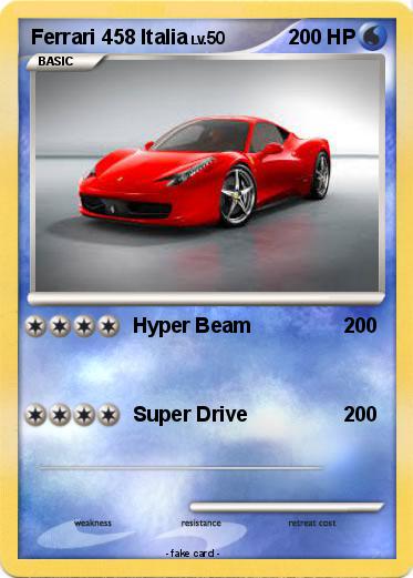 Pokemon Ferrari 458 Italia