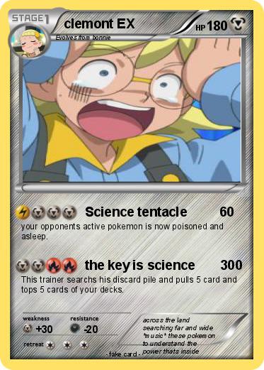 Pokemon clemont EX
