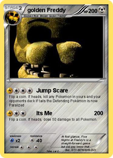 Pokemon golden Freddy