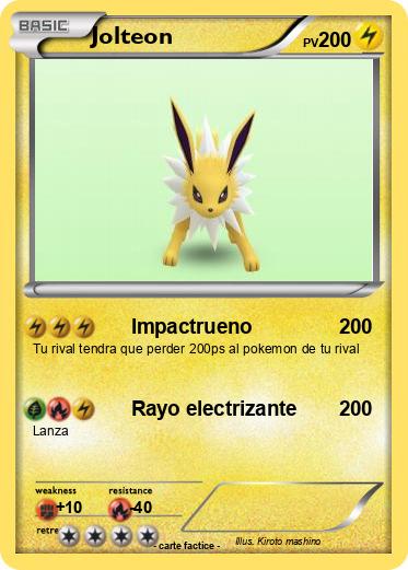 Pokemon Jolteon