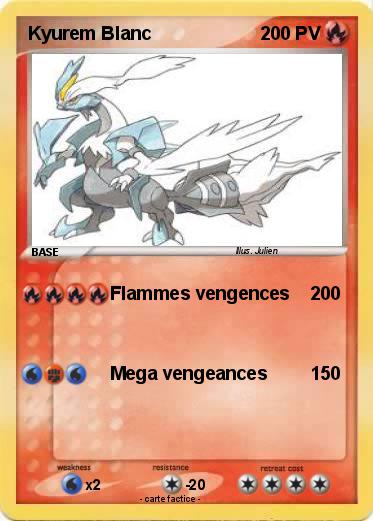 Pokemon Kyurem Blanc