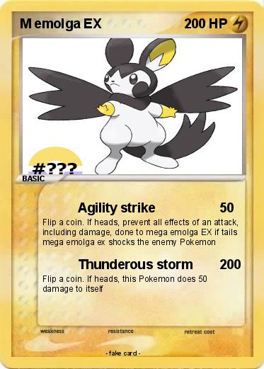 Pokemon M emolga EX
