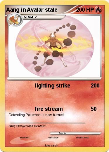 Pokemon Aang in Avatar state