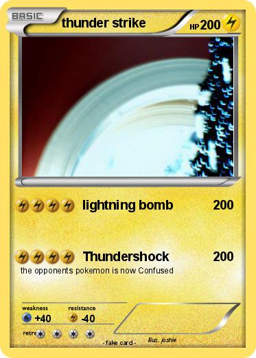 Pokemon thunder strike