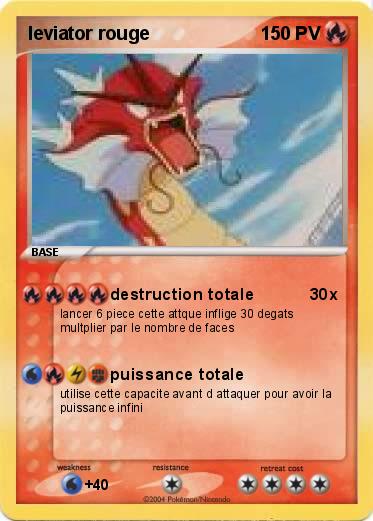 Pokemon leviator rouge