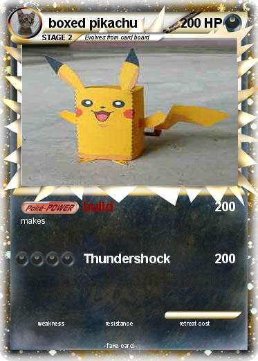 Pokemon boxed pikachu