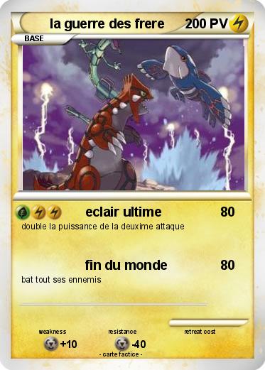 Pokemon la guerre des frere