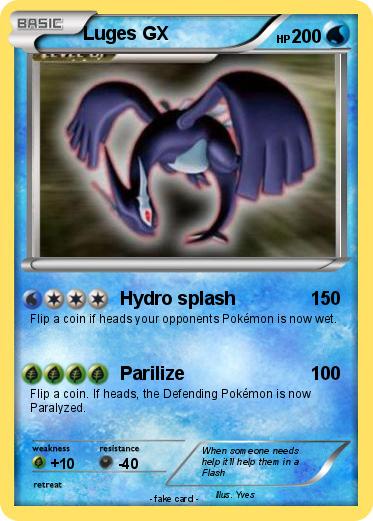 Pokemon Luges GX