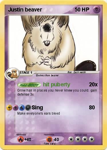 Pokemon Justin beaver