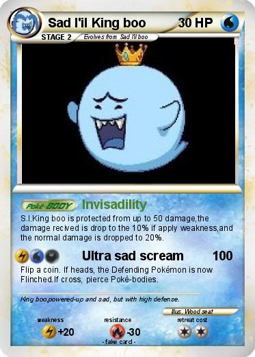 Pokemon Sad l'il King boo