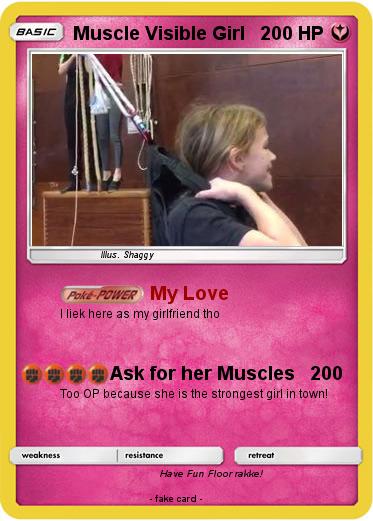 Pokemon Muscle Visible Girl