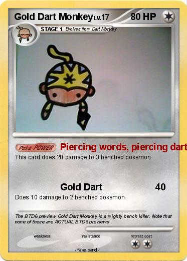 Pokemon Gold Dart Monkey