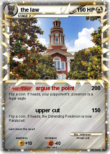Pokemon the law