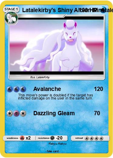 Pokemon Latalekirby's Shiny Alolan Ninetales