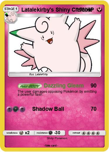 Pokemon Latalekirby's Shiny Clefable