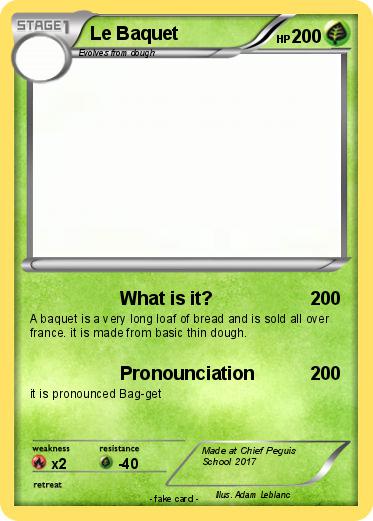 Pokemon Le Baquet