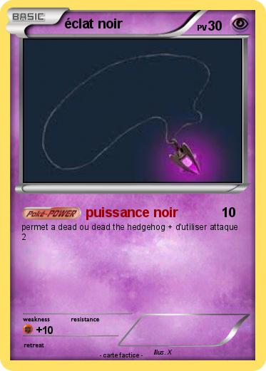 Pokemon éclat noir