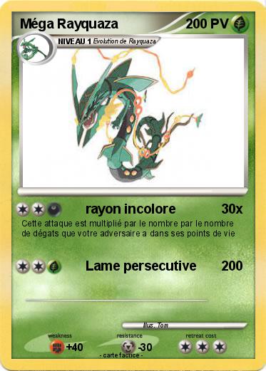 Pokemon Méga Rayquaza