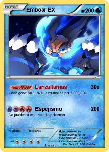 Pokemon Emboar EX