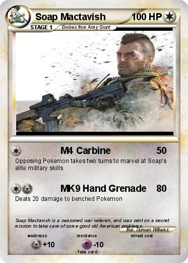 Pokemon Soap Mactavish