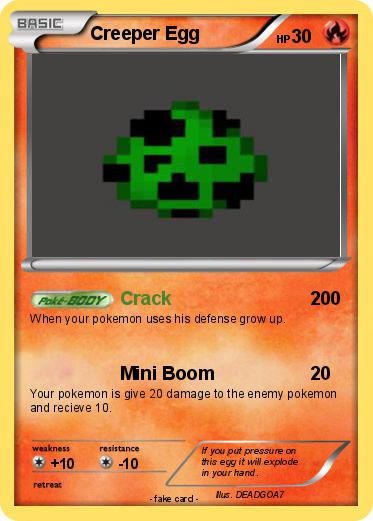 Pokemon Creeper Egg