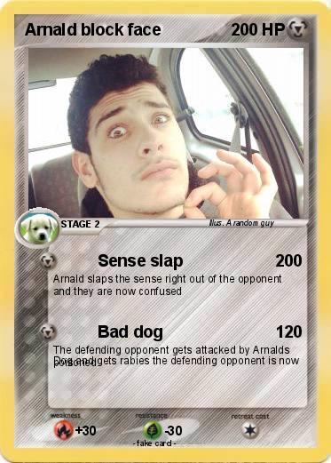Pokemon Arnald block face