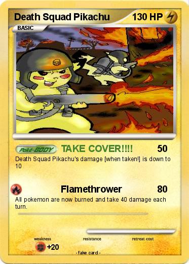Pokemon Death Squad Pikachu