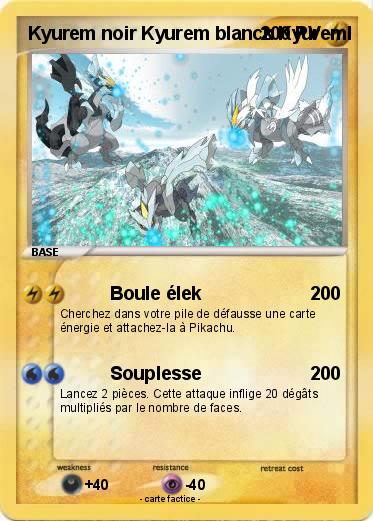 Pokemon Kyurem noir Kyurem blanck Kyureml