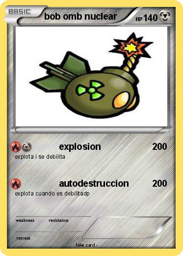 Pokemon bob omb nuclear