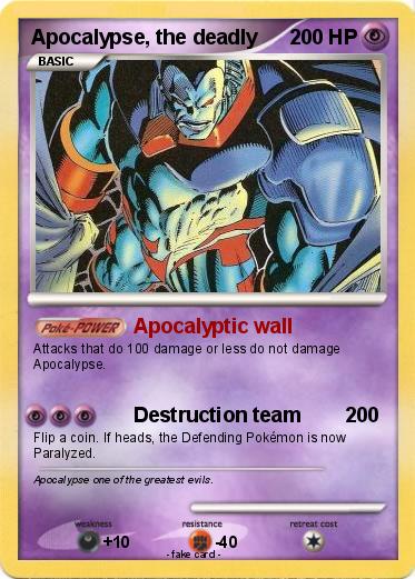 Pokemon Apocalypse, the deadly