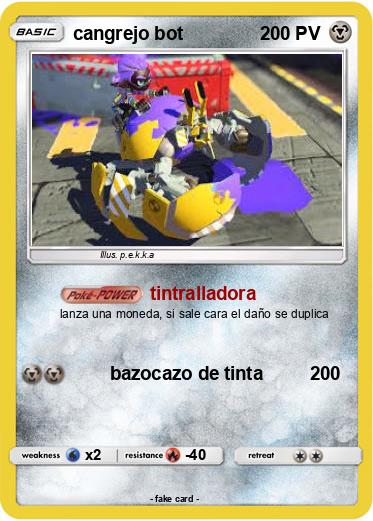 Pokemon cangrejo bot