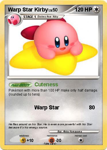 Pokemon Warp Star Kirby