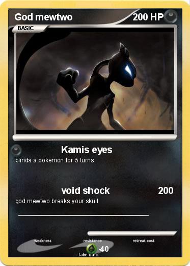 Pokemon God mewtwo