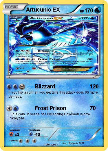Pokemon Artucunio EX