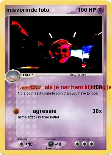 Pokemon misvormde foto