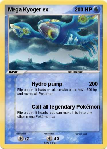 Pokemon Mega Kyoger ex