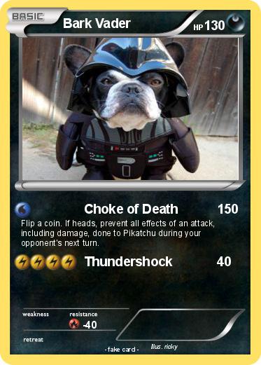 Pokemon Bark Vader